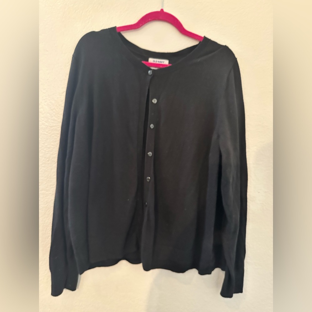Old navy XXL button up cardigan Black
